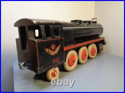 Hanse (lego Denmark) Vintage 1950's Wood Locomotive Very Rare Item Vg