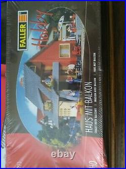 Ho Train Set, 7 Boxes! Very well maintained Train Cars, Aircraft, Scenery/figures