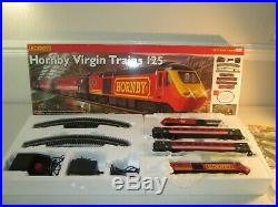 Hornby 00 Gauge R1080 Virgin Trains 125 Train Set (very Near Mint) Super Rare