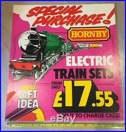 Hornby Train Set 1970s Shop Advertising Board very good