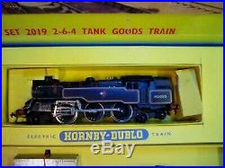 Hornby dublo Set 2019 Tank Goods Train Set 2-6-4 locomotive. Very good. Boxed