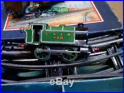 Hornby o gauge Train Set No. 101 tank passenger set. NE Boxed. Very good cond
