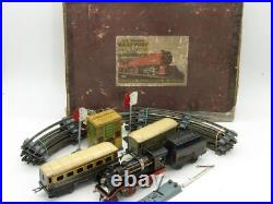 JEP O Gauge Tin Lito Electric Passenger Set with Original Box Runs Well