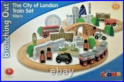 John Crane City of London Wooden Train Set Very Good Condition