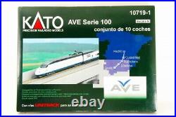 KATO N-Scale 10719-1 AVE Serie 100 10 car Set with Display UNITRACK VERY RARE