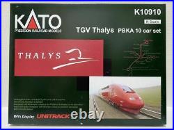 KATO N-Scale K10910 Thalys PBKA 10 car Set with Display UNITRACK VERY RARE