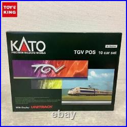 KATO N-Scale K10914-1 TGV POS 10 Car Set with Display UNITRACK VERY RARE Japan
