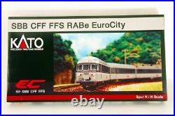 KATO N-Scale K11401 SBB CFF FFS RABe EuroCity 6-tlg. Set VERY RARE