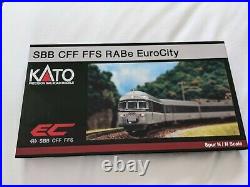 KATO N-Scale K11401 SBB CFF FFS RABe EuroCity 6-tlg. Set VERY RARE