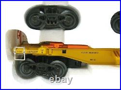 K-LINE VERY RARE TTAX 5-Unit Trailer Train Spine Car Set with5 Diff Containers