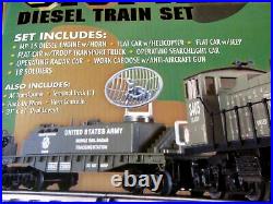 K-Line U. S. Army Train Set in sealed shipping carton from the 90's-Very Nice Set