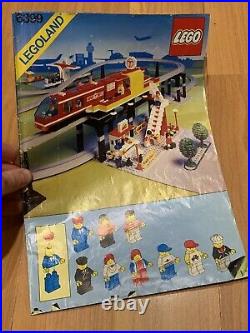 LEGO 6399 AIRPORT SHUTTLE MONORAIL TRAIN VERY RARE READ LEGO Train Set 1990s