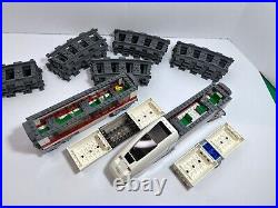 LEGO RC Train Two cars from Passenger Train 7897. (2006) track. Very Rare
