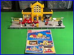 LEGO Train 9V Metro Station Rail 4554 Very Rare Retired with Instructions