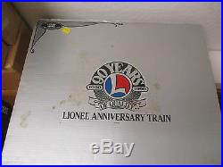 LIONEL 11715 90th ANNIVERSARY DIESEL TRAIN SET VERY SHARP RAIL SOUNDS 1990 NIOB