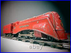 LIONEL 1935 TRAIN SET 264E LOCOMOTIVE & TENDER 265T With 3 CARS 603,603,604