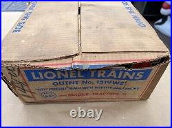 LIONEL RARE 1519WS TRAIN SET IN ORIGINAL BOXES AND ACCESSORIES Vintage 1953
