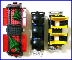 Lego 2126 Cargo Train Add-On 3 Railway Cars INCOMPLETE VERY RARE