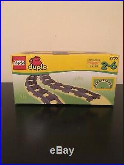Lego 2735 Duplo Train Tracks Curved. Very Rare. BNIB. Free Uk Post