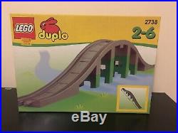 Lego 2738 Duplo Train Bridge Set. VERY RARE. BNIB. Vintage Set. Free Uk Post