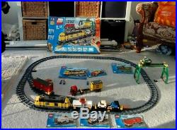 Lego City Cargo Train Set 7939 VERY RARE 100% complete with box and instructio