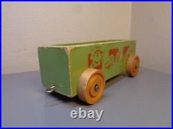 Lego Denmark Vintage 1940's Wood Futti Train Wagon Ultra Rare Item Very Good