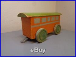 Lego Denmark Vintage 1940's Wood Train Wagon Ultra Rare Item Very Good Condition