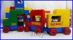 Lego Duplo 523 Locomotive and Station 1977 Retired Set Very Rare No Box