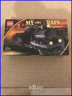 Lego My Own Train 3741 & 3742 Brown VERY RARE 100% Complete W Box & Instruction