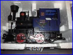Lgb #72545 Very Rare Blue Christmas Train Starter Set
