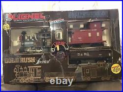 Lionel Gold Rush Special Electric Large Scale Train Set very good condition