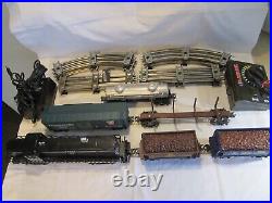 Lionel O Gauge Toy Trains #2099 Diesel Engine Locomotive Freight Car Set Tracks