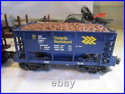 Lionel O Gauge Toy Trains #2099 Diesel Engine Locomotive Freight Car Set Tracks