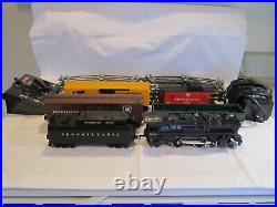 Lionel O Gauge Toy Trains #8632 Steam Engine Locomotive Freight Car Set + Tracks