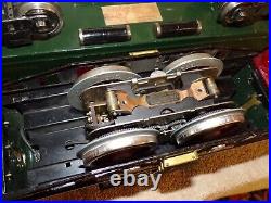 Lionel Orig, Vintage Standard gauge set #348e with 380e 428 429 430 Dark Green