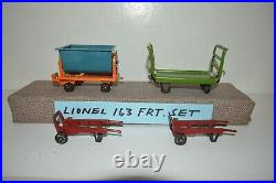 Lionel Prewar 163 O Gauge Freight Train Accessory Set Original Box OB Standard G