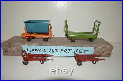 Lionel Prewar 163 O Gauge Freight Train Accessory Set Original Box OB Standard G