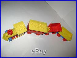 Lot of 4 VTG Lego Duplo Train Lot Set Cars Tracks Can Use With Thomas VERY RARE