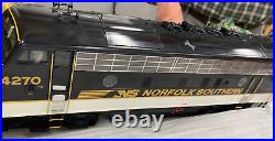 MTH 70-2103-1 Norfolk Southern F7 AA One Gauge Diesel Set WithPS3 Brief Run Time