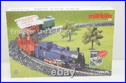 Märklin 29175 Starter Set Steam Locomotive 4 Car C-Tracks + Trafo Original Box