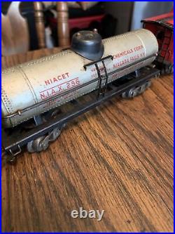 Marx Pressed Steel & Tin New York Central 999 Train Engine & 5 Cars