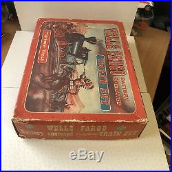 Marx Toys Boxed Train Set Wells Fargo Battery Operated Train Set Very Rare Item