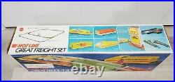 Mattel Hot Line Great Freight Set New Sealed In Box Very Nice