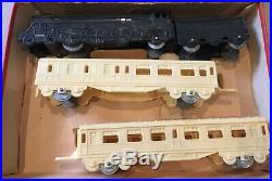 Mettoy Junior Flyer Friction Train Set in Original box close to TT Gauge very go