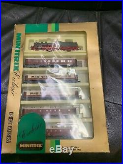 Minitrix Exclusive 11017 N Scale Orient Express Train Set very collectible set