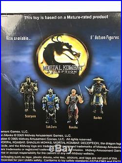 Mortal Kombat Shaolin Monks (Scorpion & Sub-Zero) Hot Topic Exclusive! Very Rare