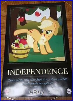 My Little Pony San Diego Comic Con 2011 Motivational Posters Set of 8 VERY RARE