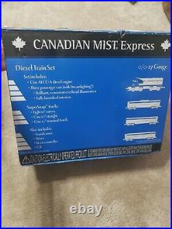 NIB Canadian Mist Express Diesel Train Set O/O-27 Gauge Very Nice See Pics As-Is
