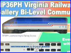 N Scale KATO 106-8705 VRE Virginia Railway Express Gallery Commuter Train Set