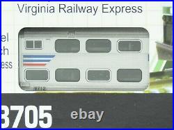 N Scale KATO 106-8705 VRE Virginia Railway Express Gallery Commuter Train Set